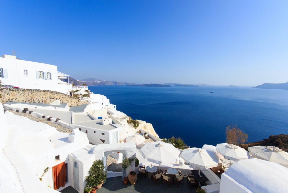 L'île de Santorin